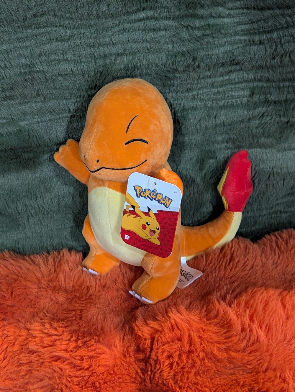 Brand New Authentic 2026 Pokemon Jazwares Charmander 8 Inch Plush Stuffed Animal